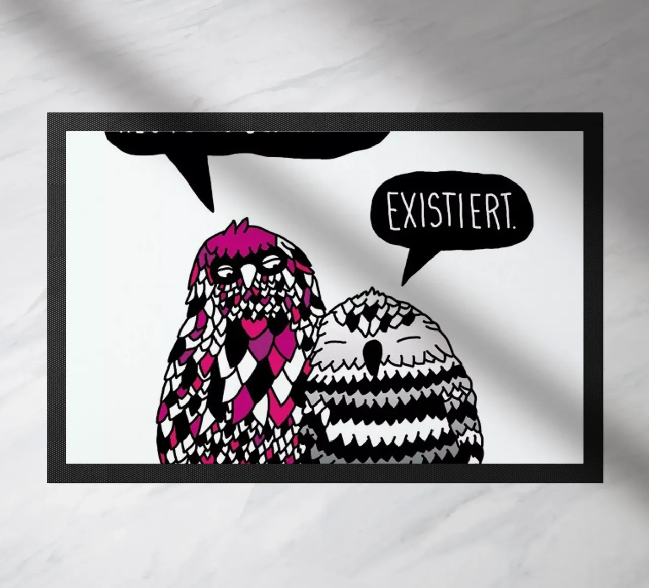 Existieren doormat by Herzette