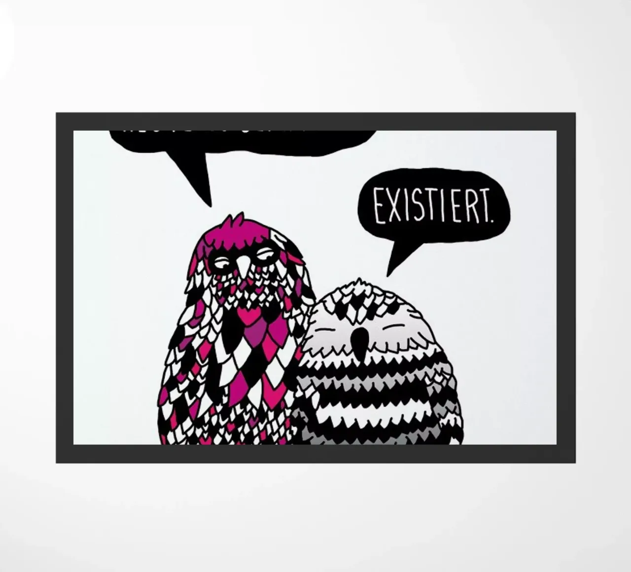Existieren doormat by Herzette