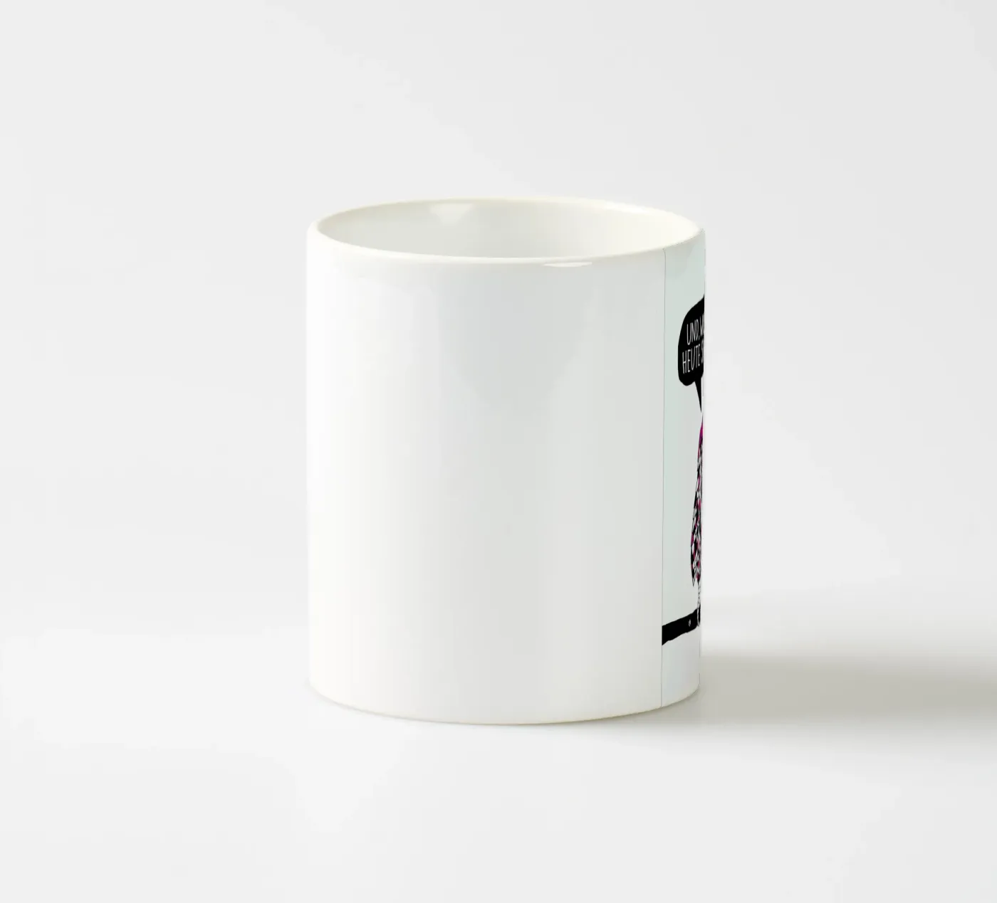 Existieren ceramic mug by Herzette