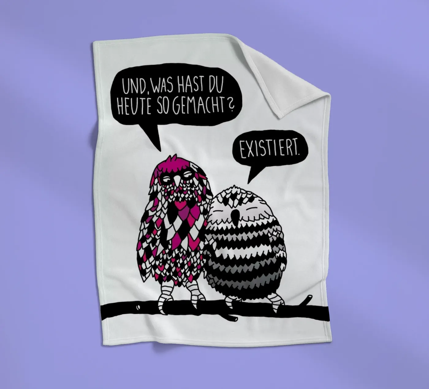 Existieren fleecedeken van Herzette