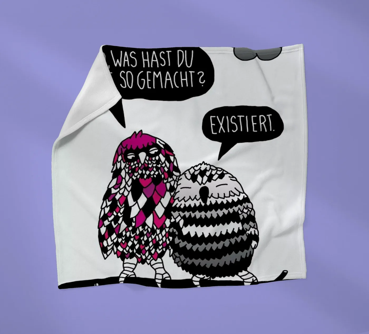 Existieren fleecedeken van Herzette