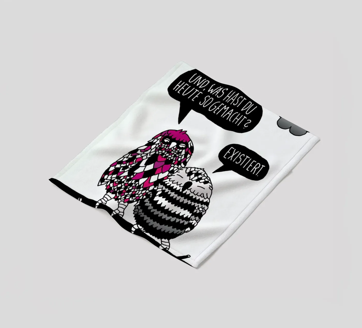 Existieren fleecedeken van Herzette