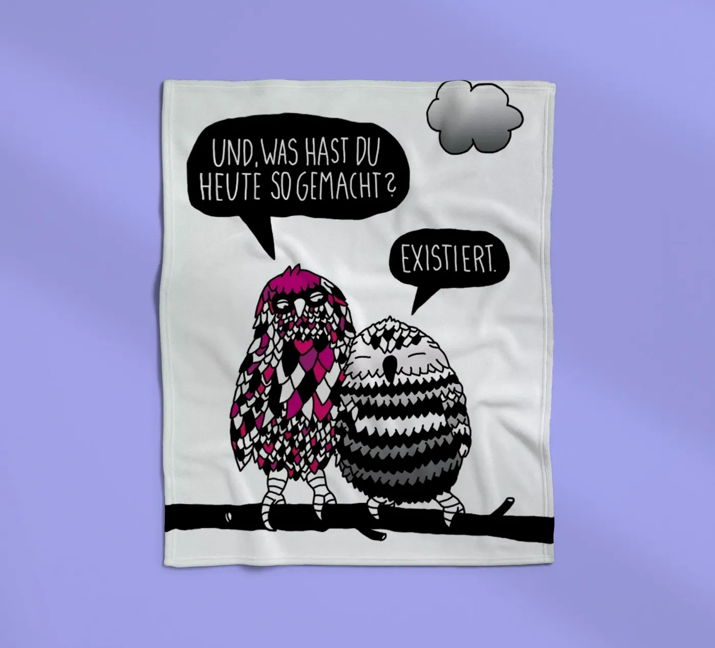 Existieren fleecedeken van Herzette