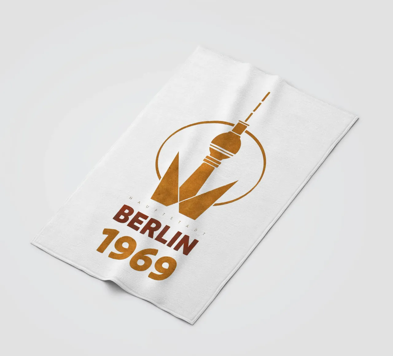 Berlin 1969 - Television tower fleece blanket by DDR DESIGN