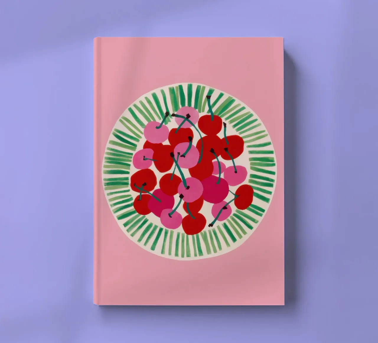 Raspberry Plate Simplicity notebook by Bruce Juice
