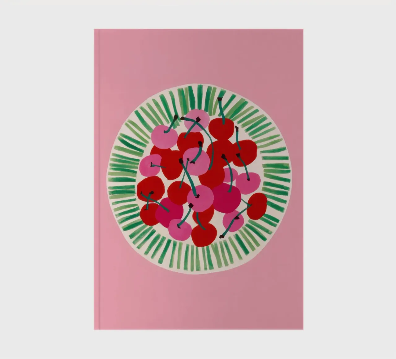 Raspberry Plate Simplicity notebook by Bruce Juice