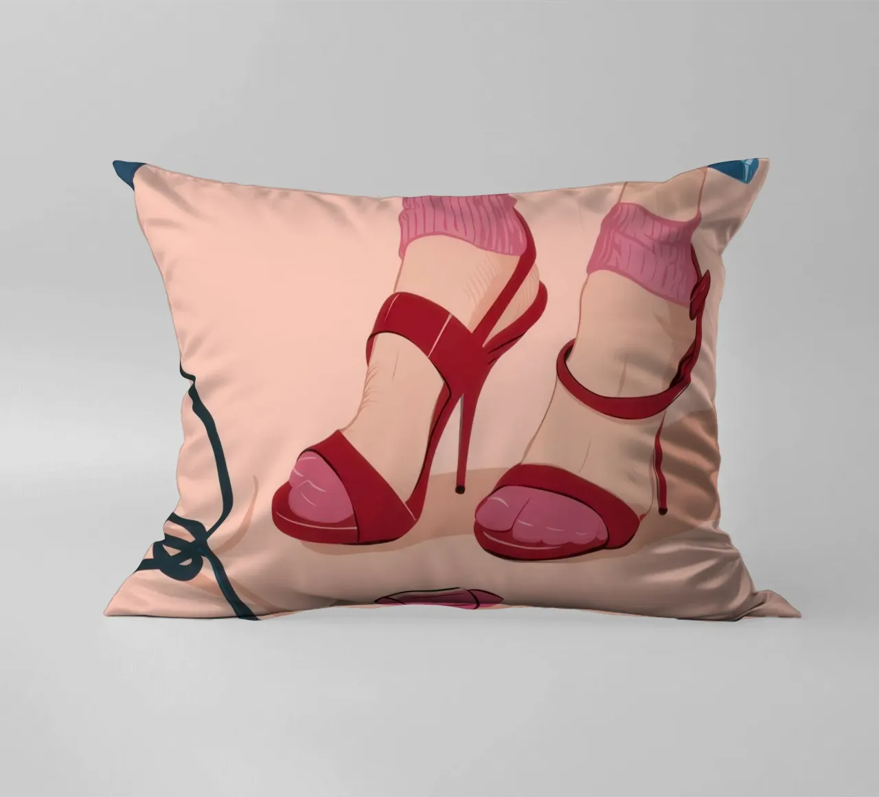 Un passo nel fucsia cuscino da Snow Mist
