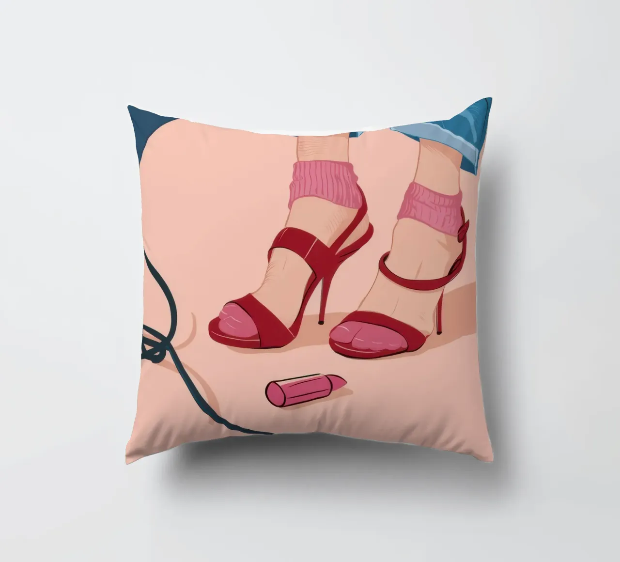 Un passo nel fucsia cuscino da Snow Mist
