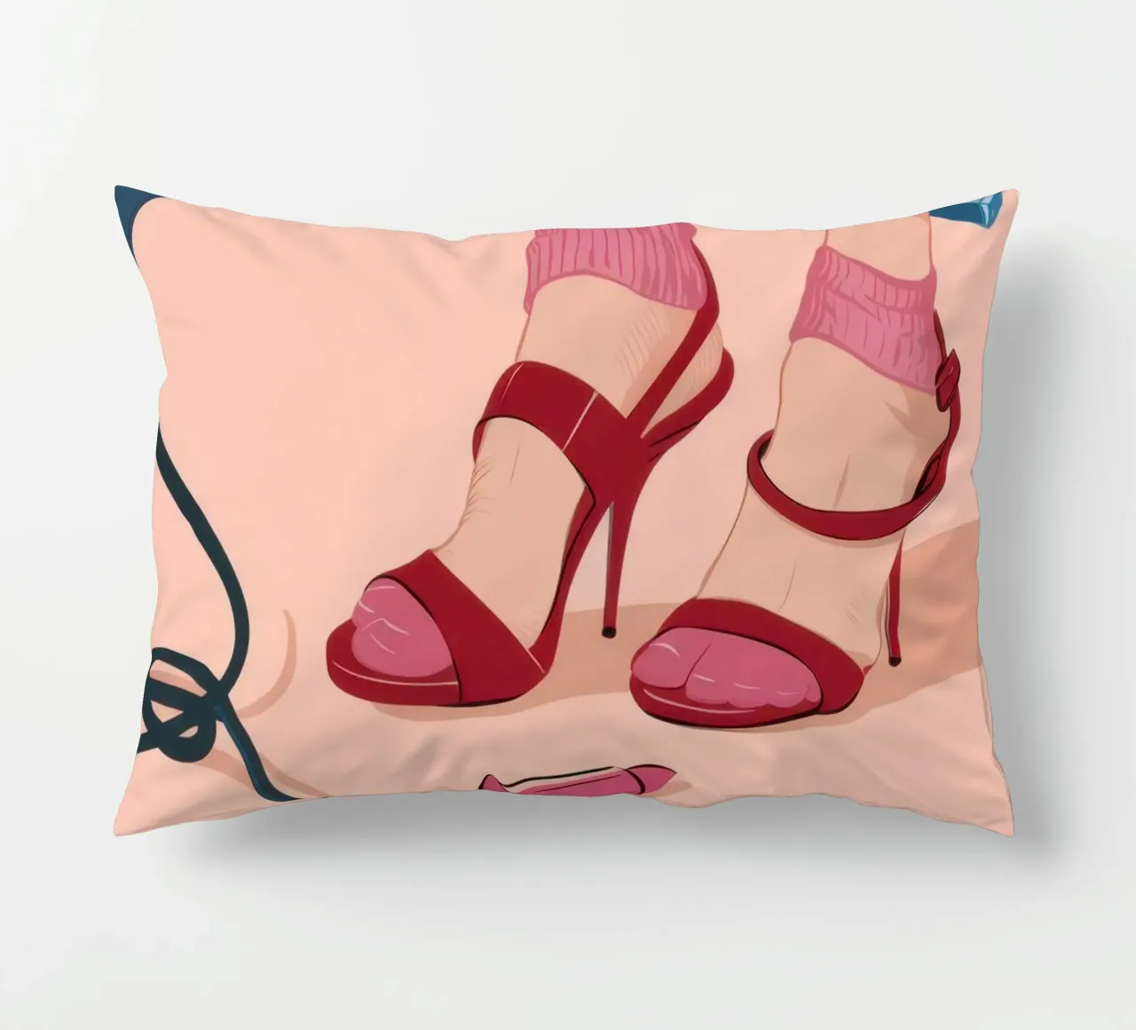 Un passo nel fucsia cuscino da Snow Mist