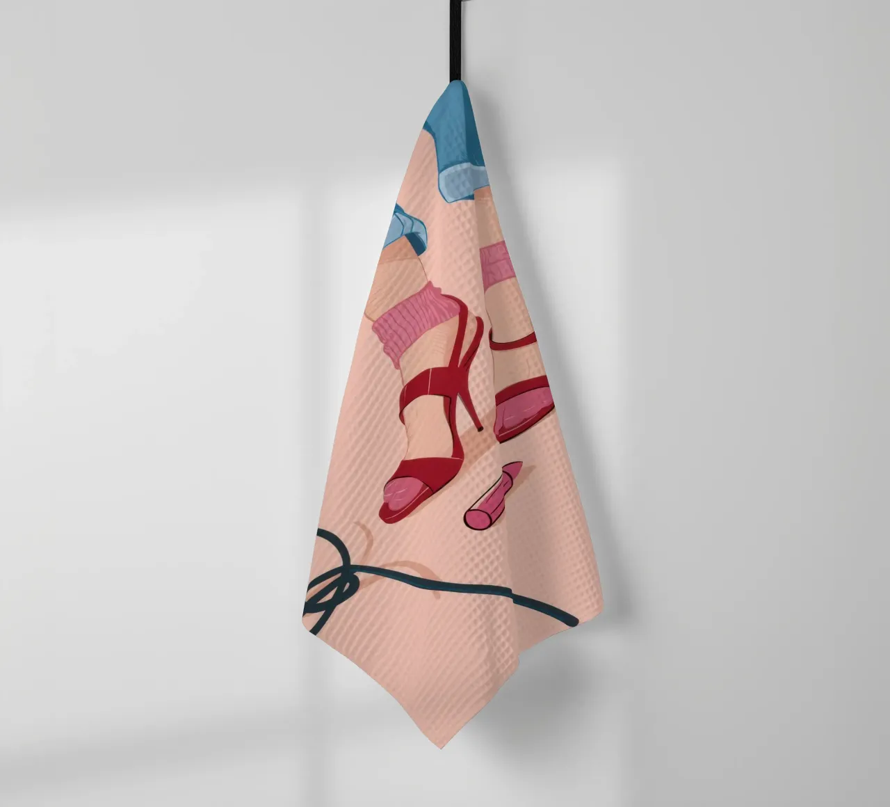 Stepping in Fuchsia torchon de Snow Mist