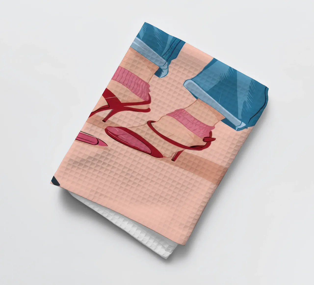 Stepping in Fuchsia torchon de Snow Mist