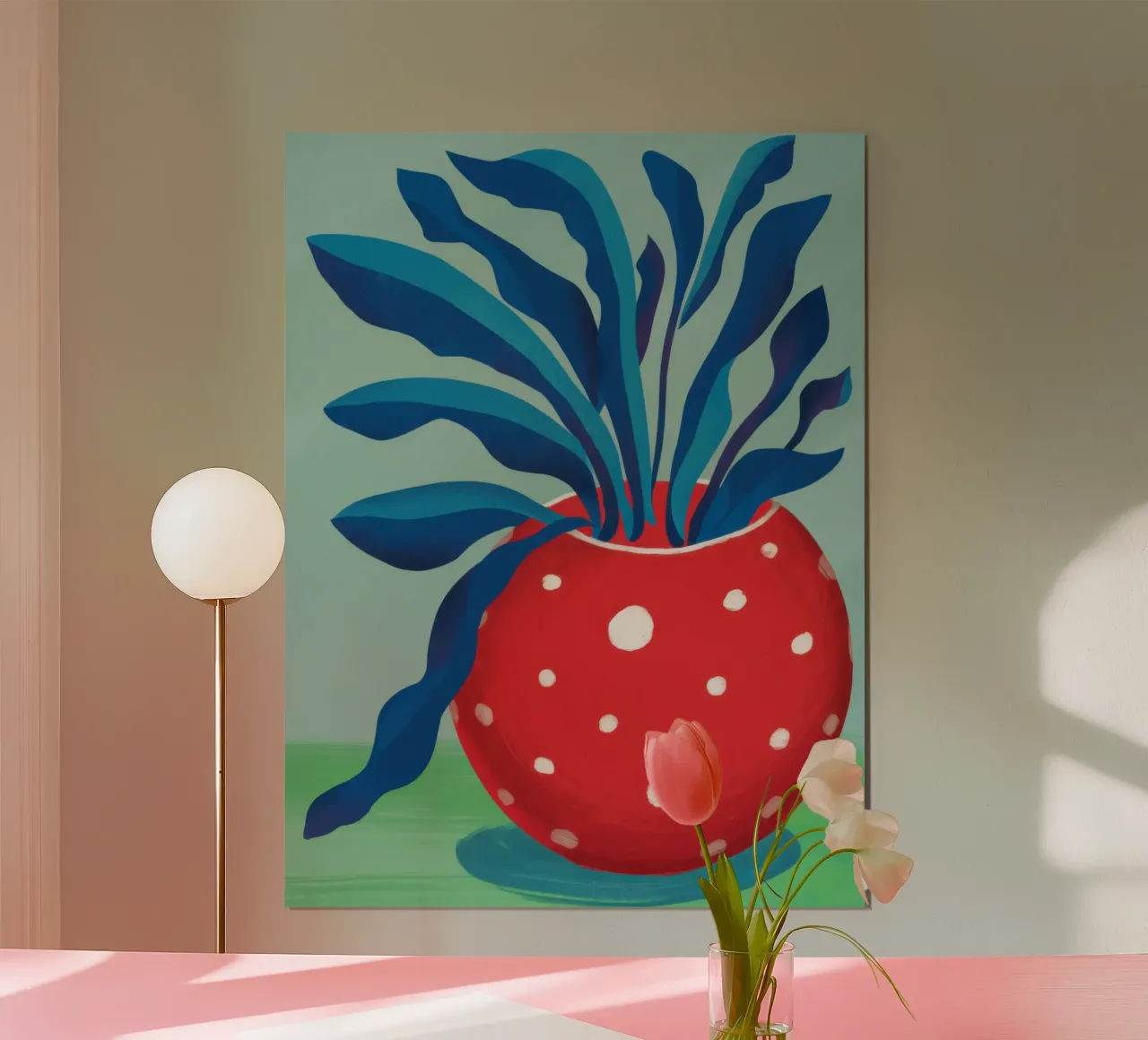 Vaso rosso maculato poster da Lyra Glaze