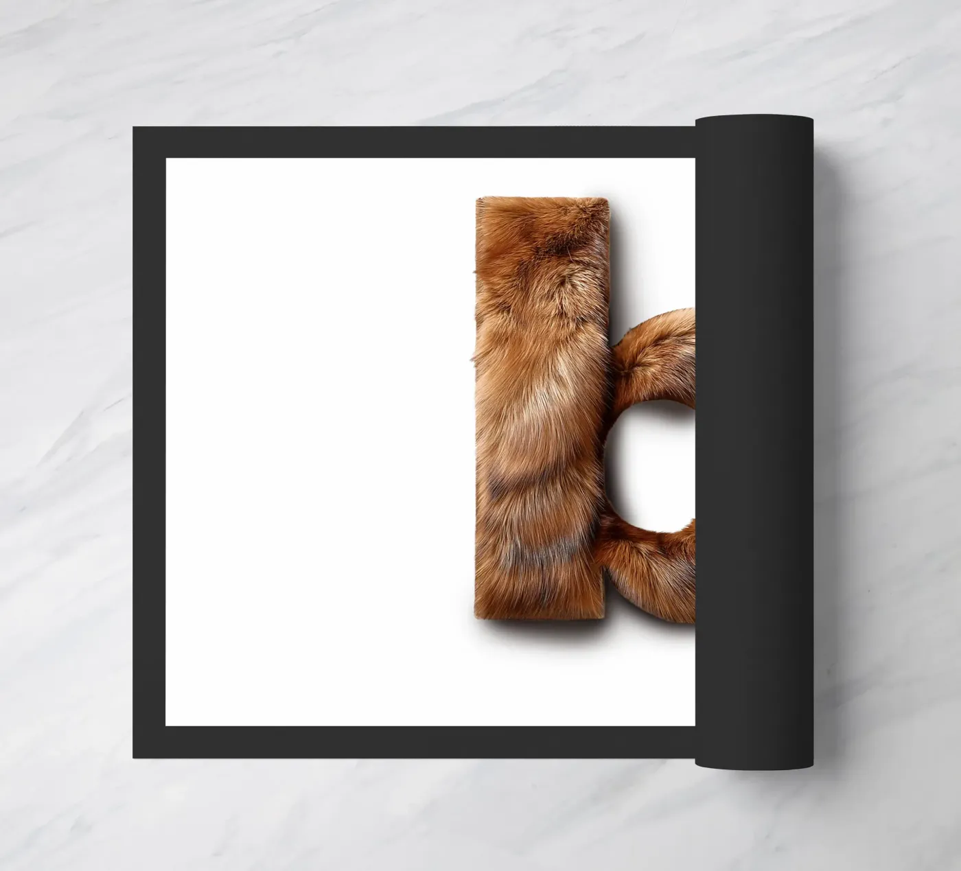 b - bever deurmat van The True Type