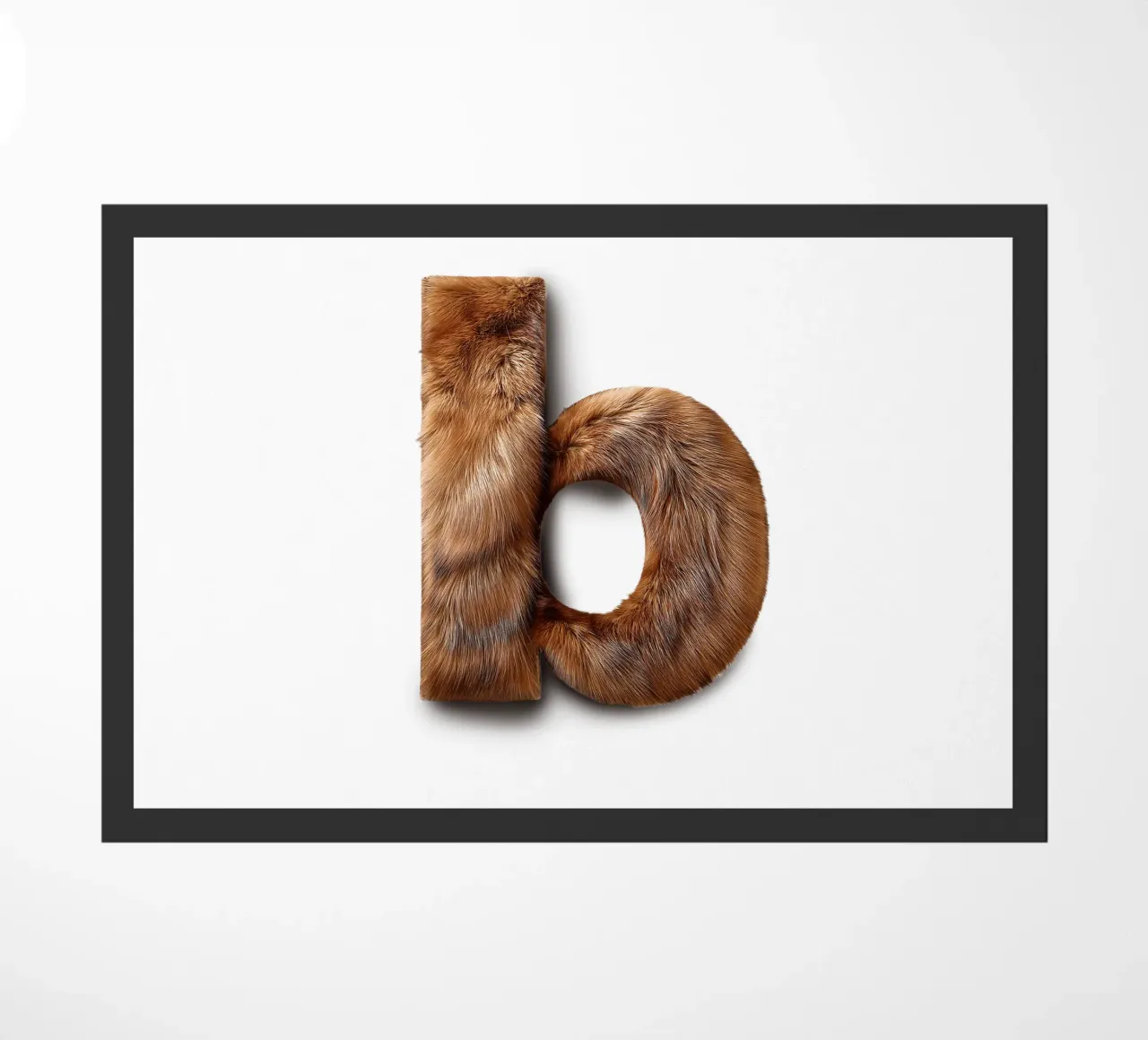 b - beaver doormat by The True Type