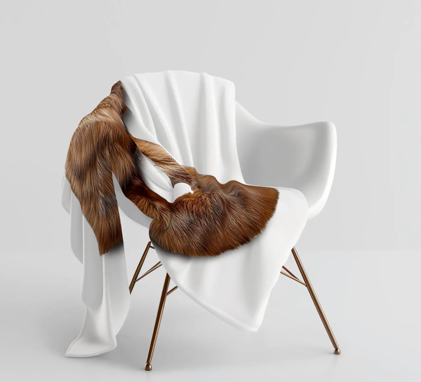 b - bever fleecedeken van The True Type