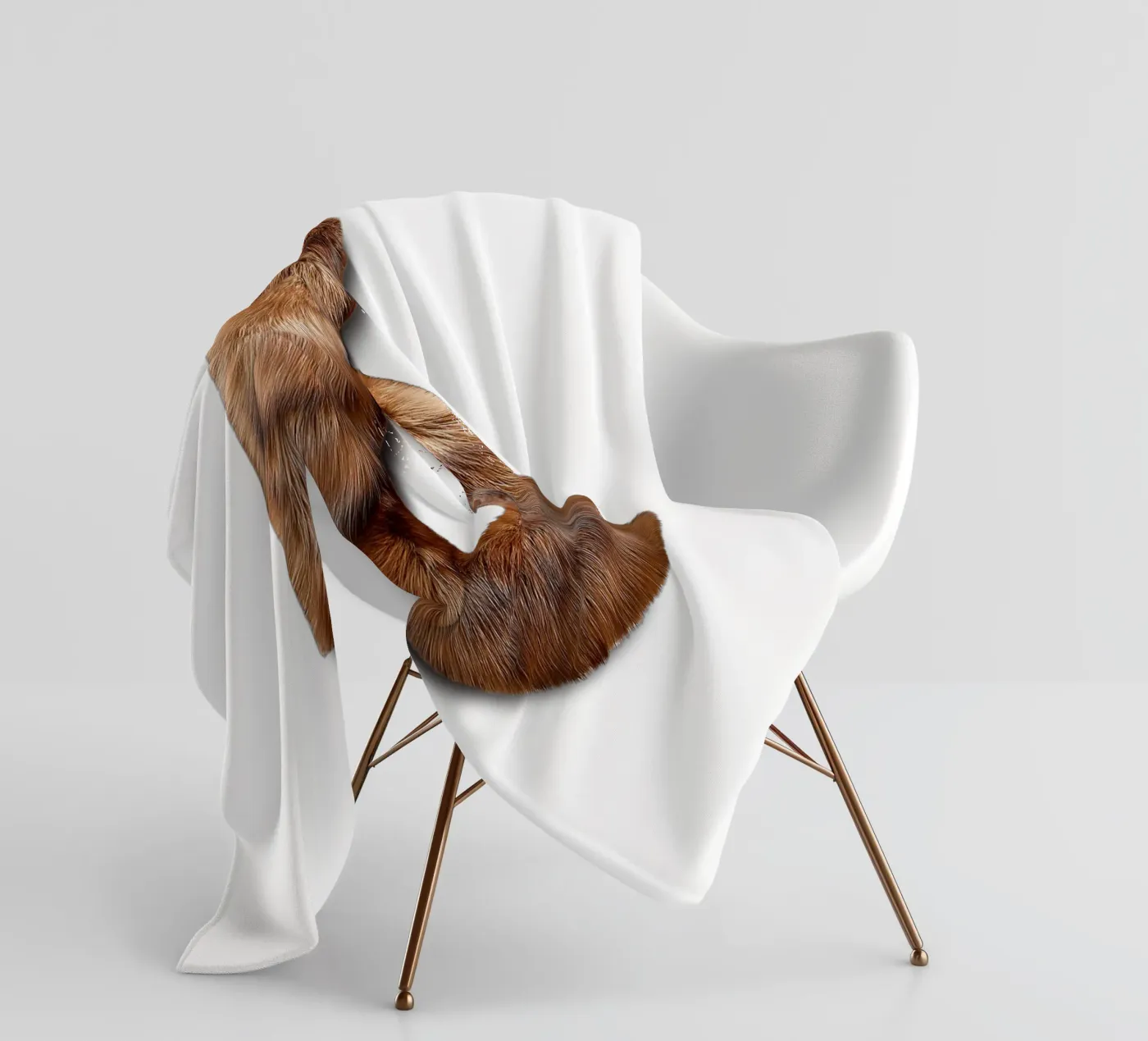 b - bever fleecedeken van The True Type