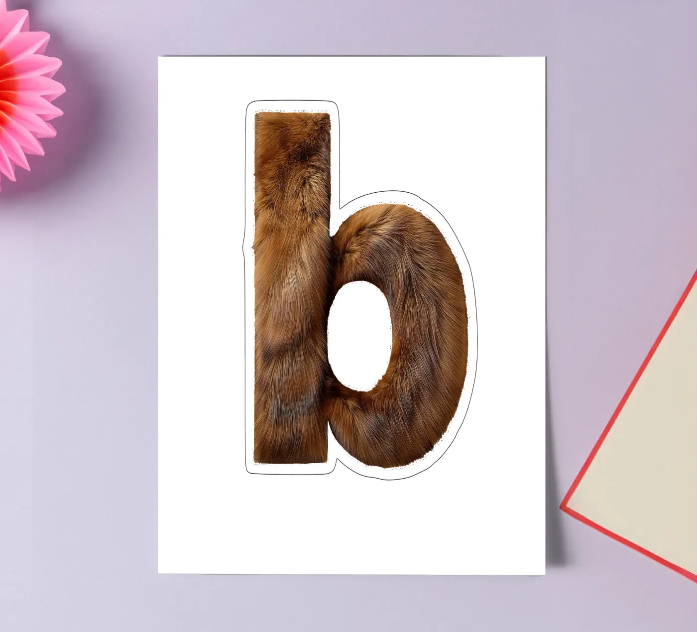 b - beaver sticker sheet by The True Type