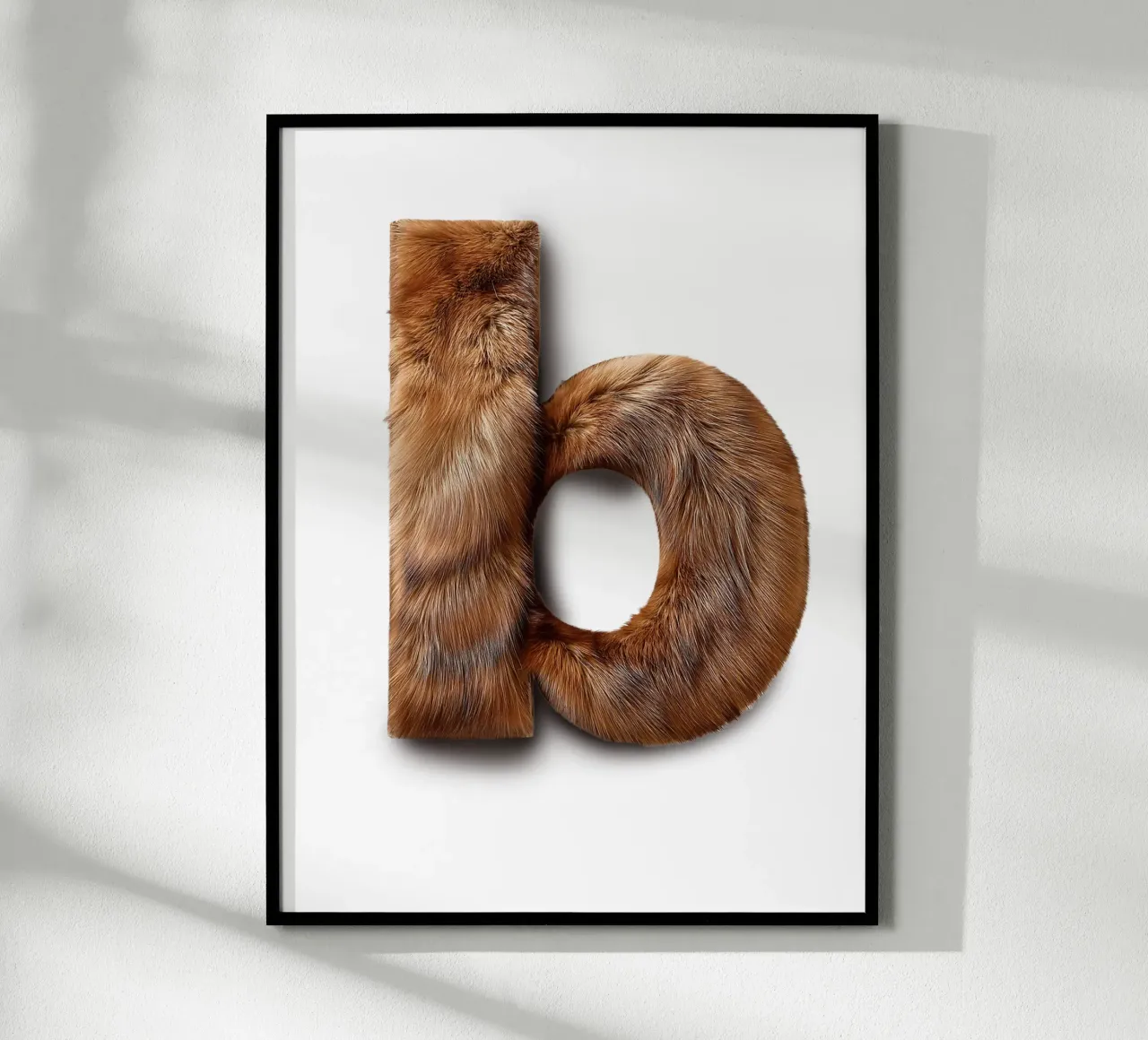 b - beaver poster by The True Type