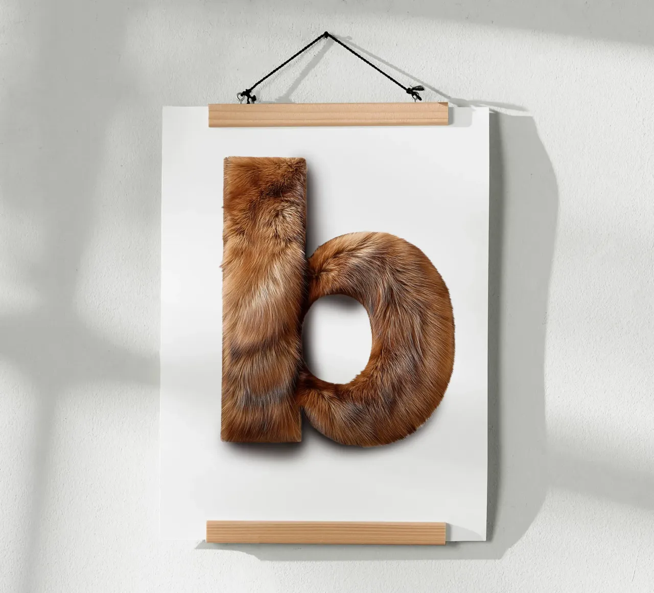 b - beaver poster by The True Type