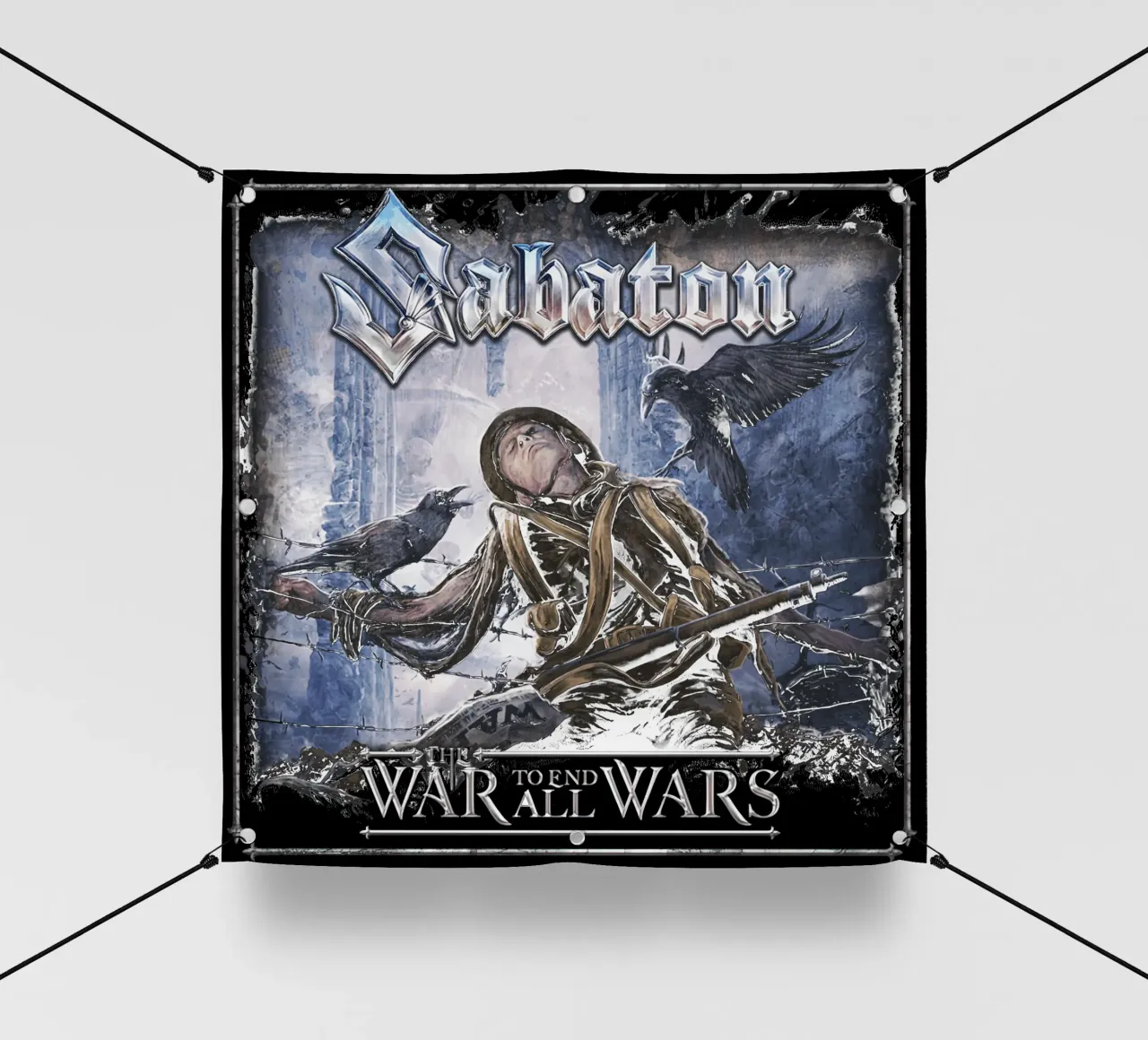 Sabaton La guerra per porre fine a tutte le guerre Patch telo in pvc da andrea boceli