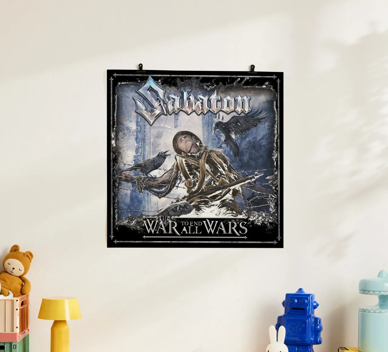 Sabaton La guerra per porre fine a tutte le guerre Patch poster da andrea boceli
