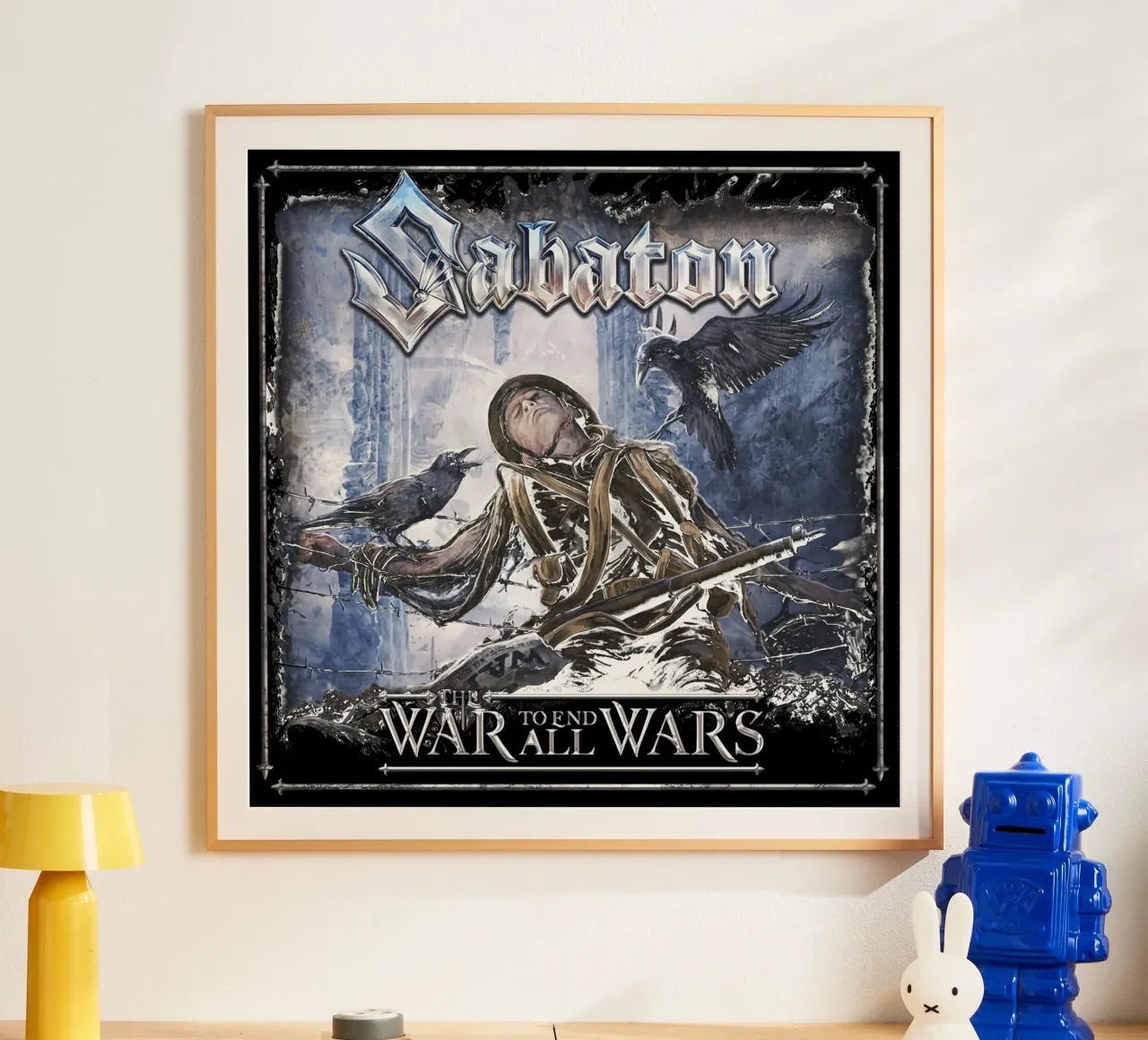 Sabaton La guerra per porre fine a tutte le guerre Patch poster da andrea boceli