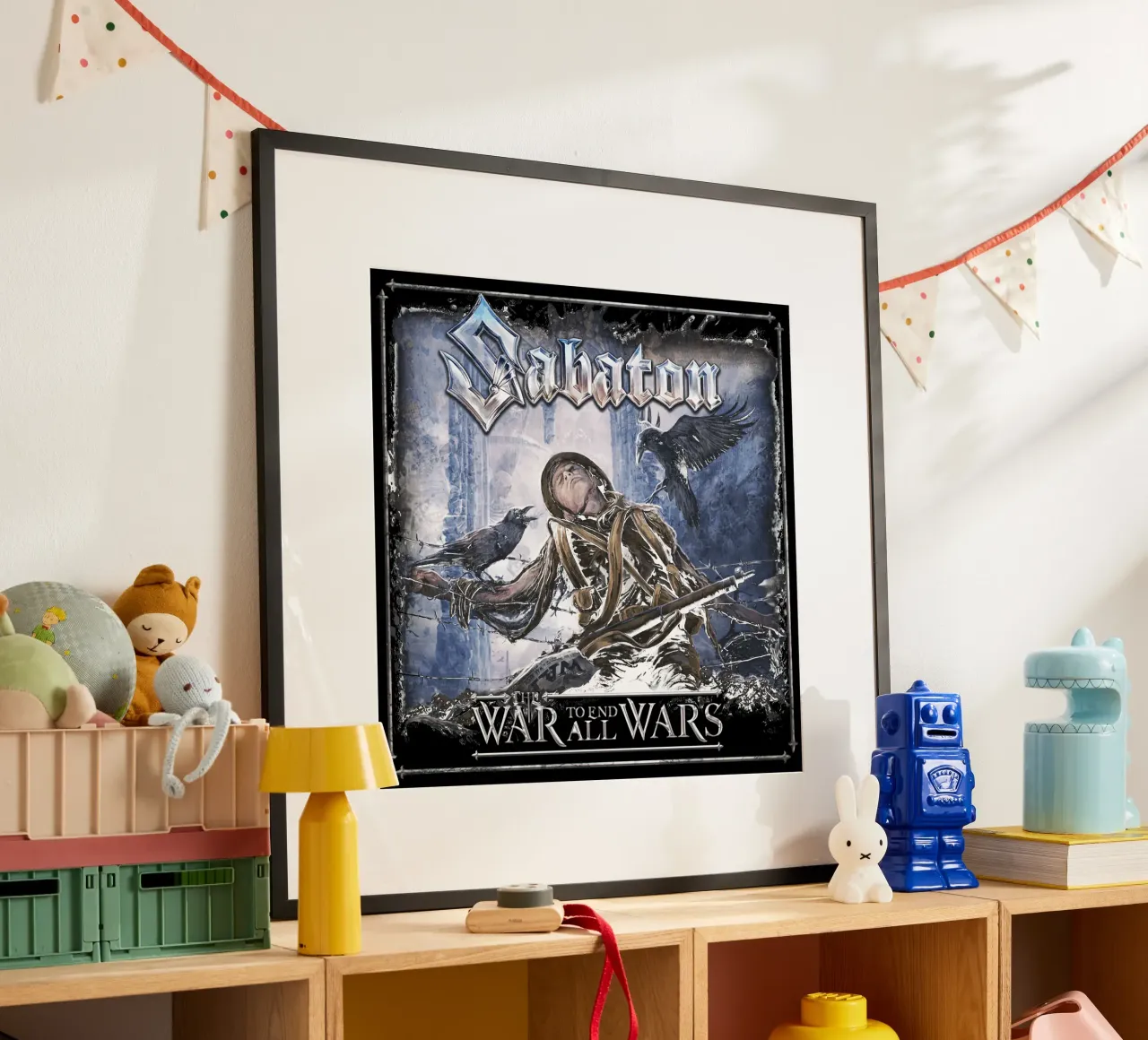 Sabaton La guerra per porre fine a tutte le guerre Patch poster da andrea boceli