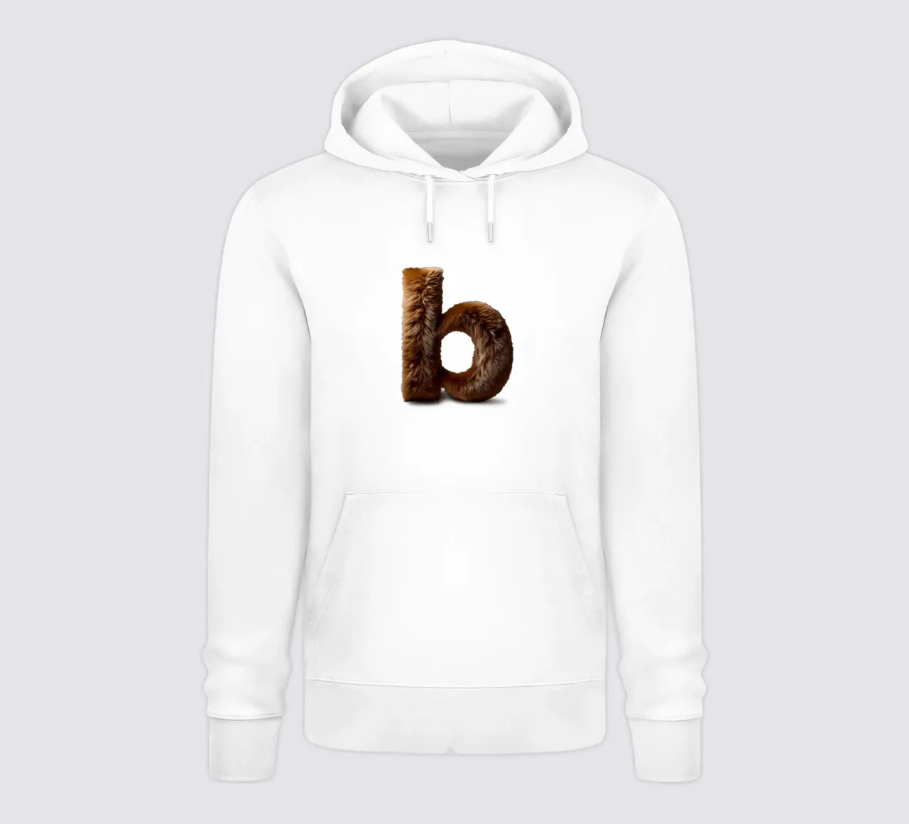 b - orso bruno felpa con cappuccio da The True Type