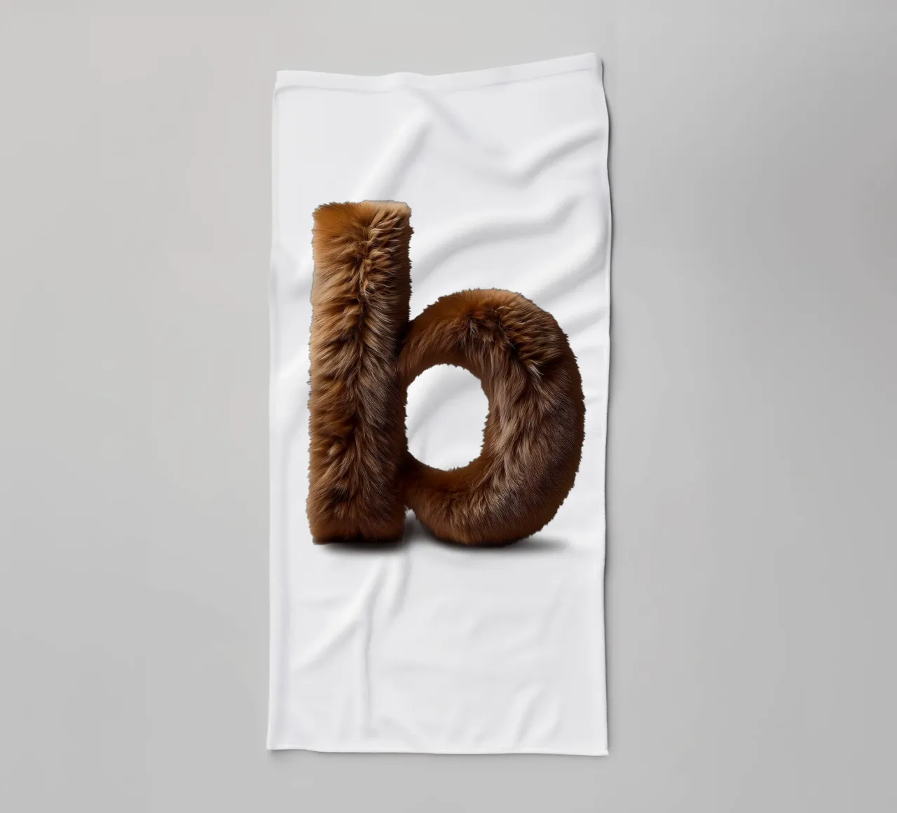 b - orso bruno asciugamano da bagno da The True Type