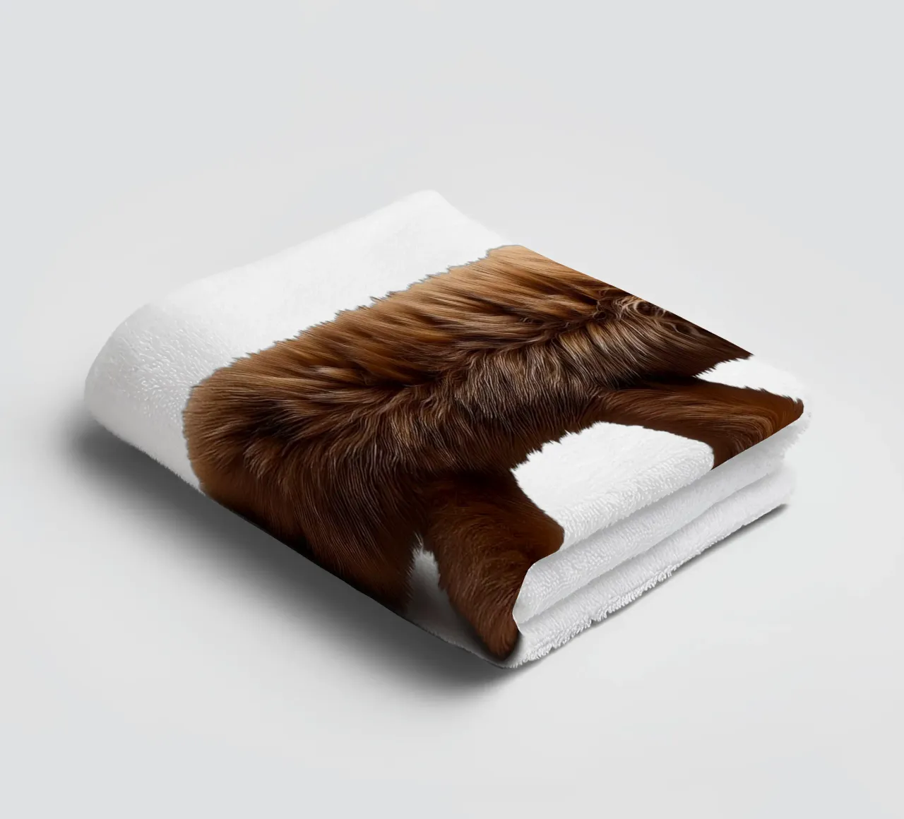 b - orso bruno asciugamano da bagno da The True Type
