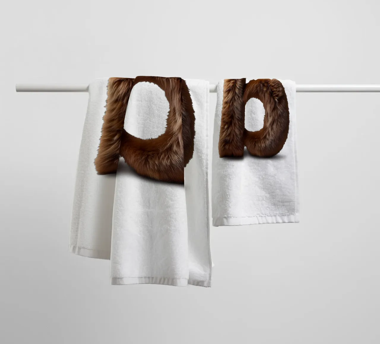b - orso bruno asciugamano da bagno da The True Type