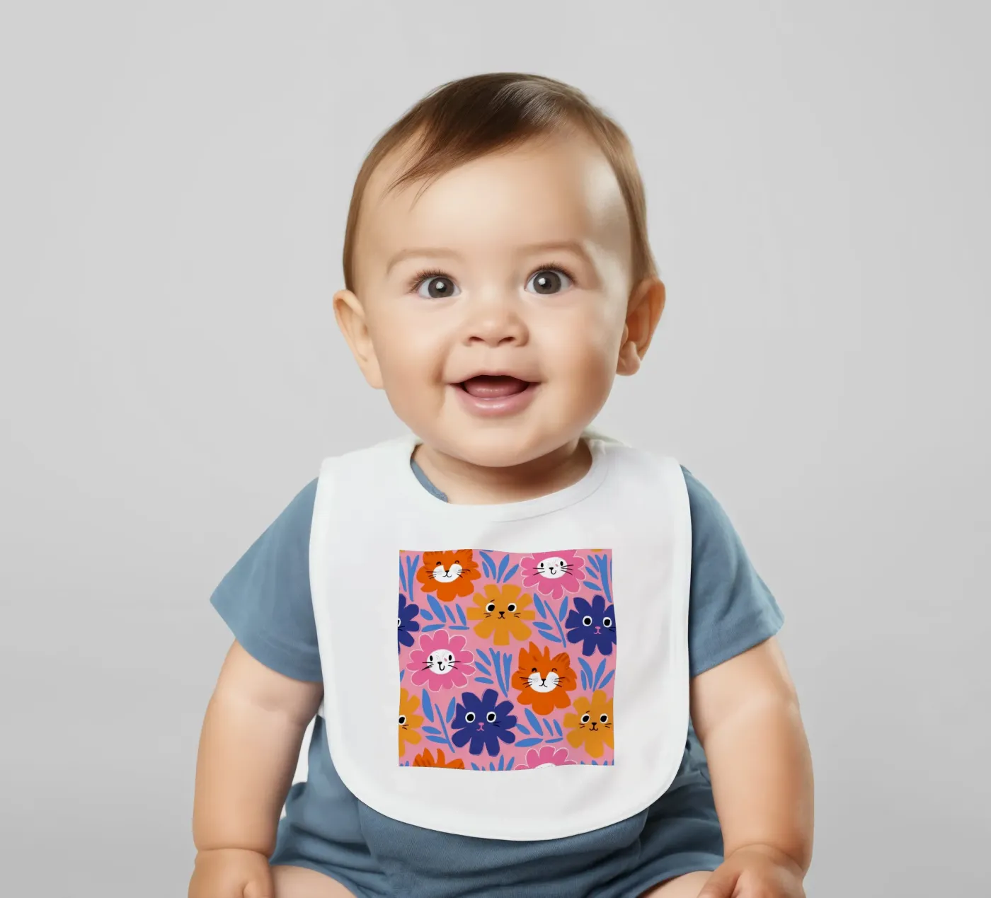 Motivo del muso di gatto bavaglino da Lyra Glaze