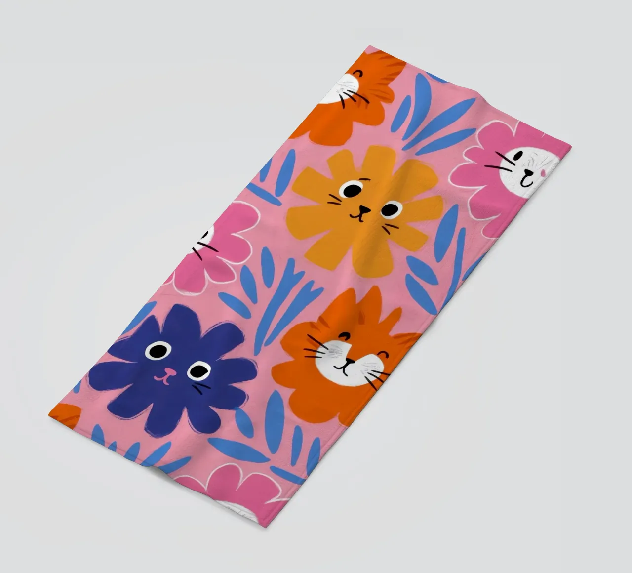 Motivo del muso di gatto telo mare da Lyra Glaze