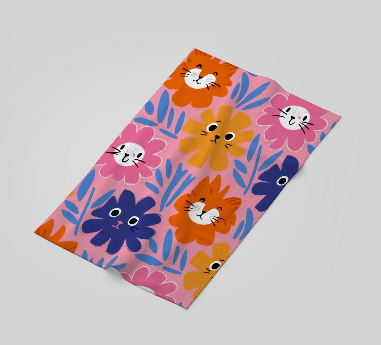 Motivo del muso di gatto telo mare da Lyra Glaze