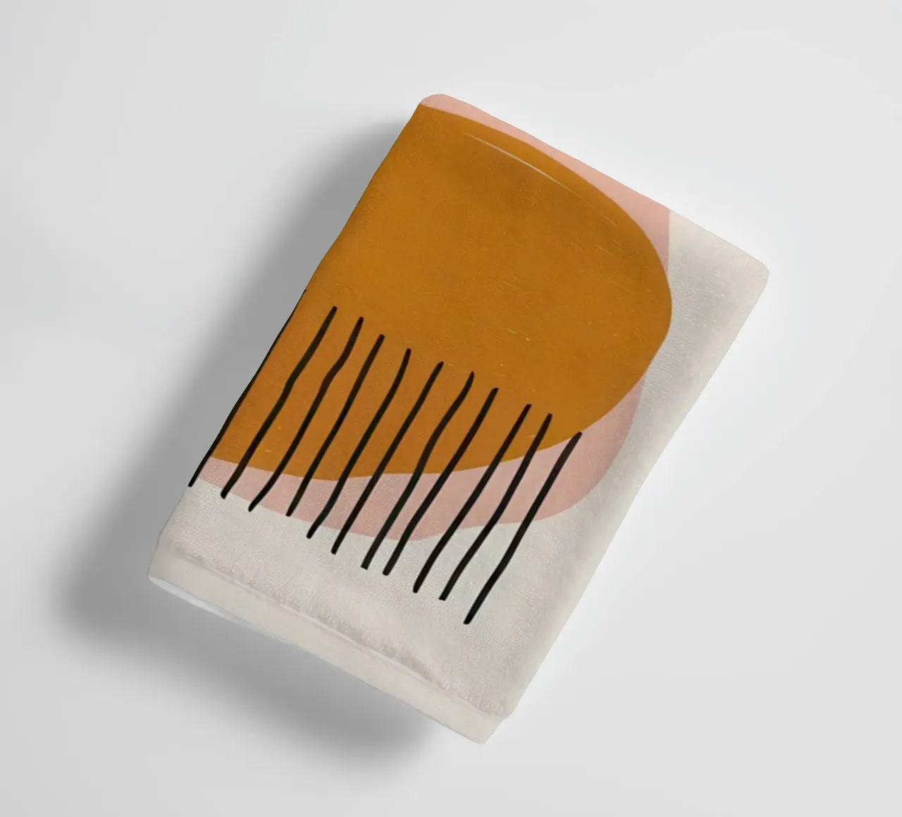 Abstract Shape Balance towel by Lyra Glaze
