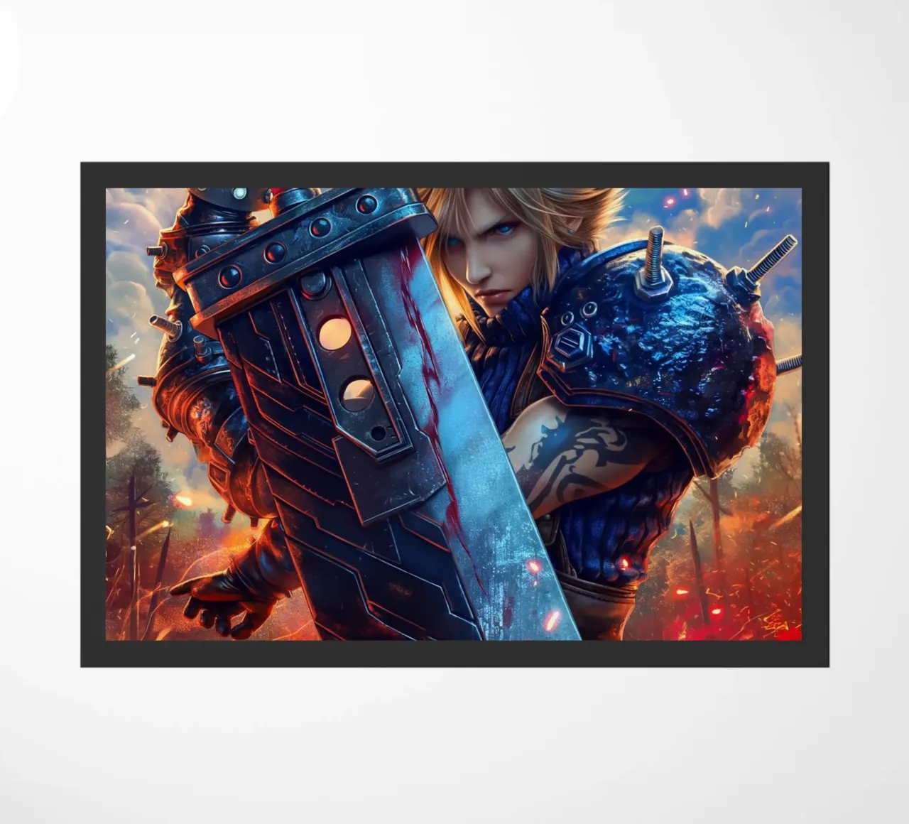 FFVII FF7 Cloud Strife Final Fantasy zerbino da Fleur de Lys
