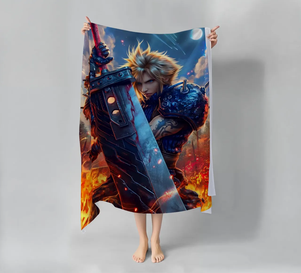 FFVII FF7 Cloud Strife Final Fantasy telo mare da Fleur de Lys