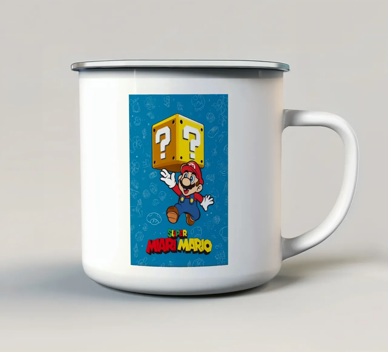 Super Mario tazza in smalto da Fleur de Lys