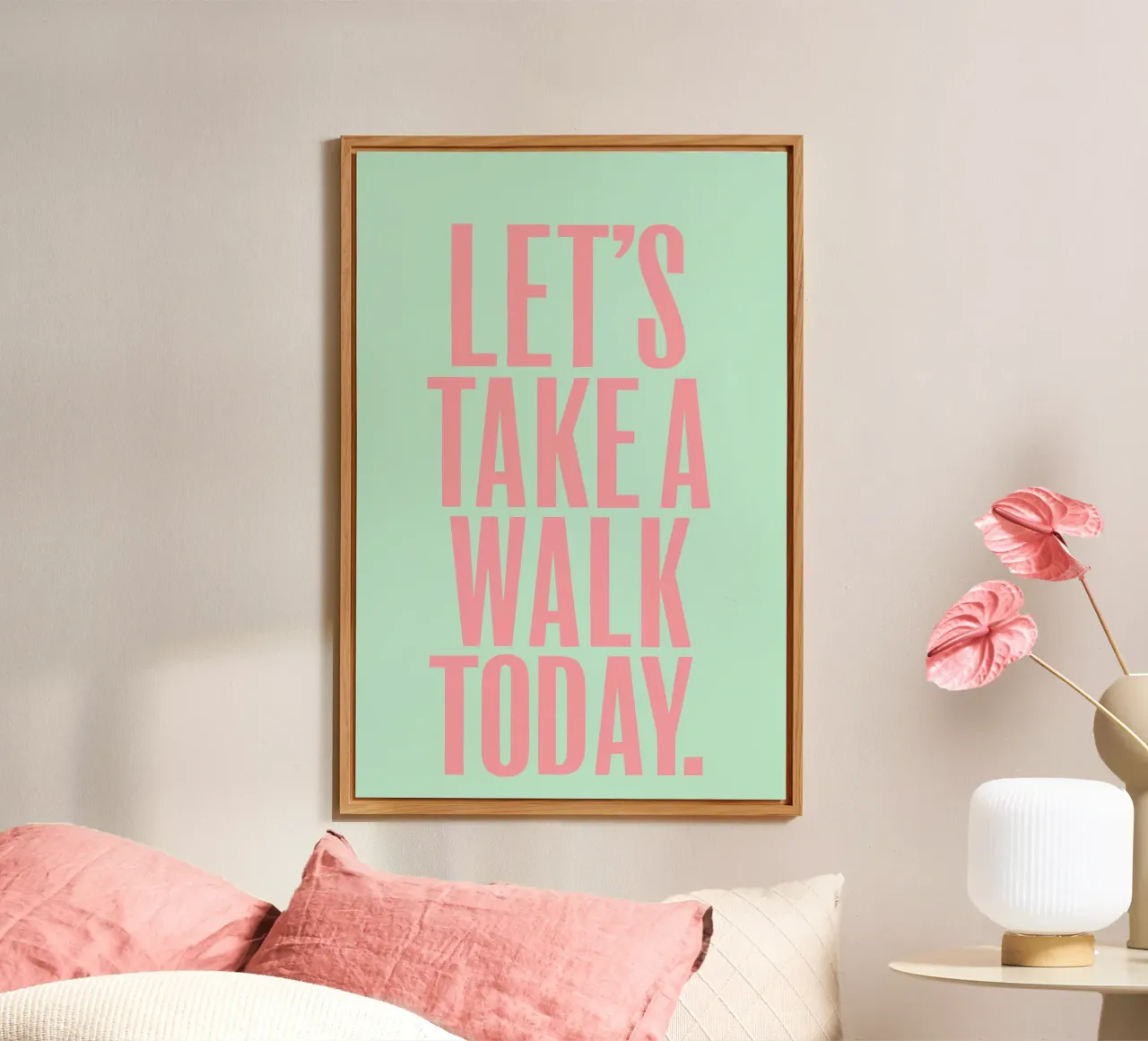 Let`s Take A Walk Today alluminio dibond da treechild
