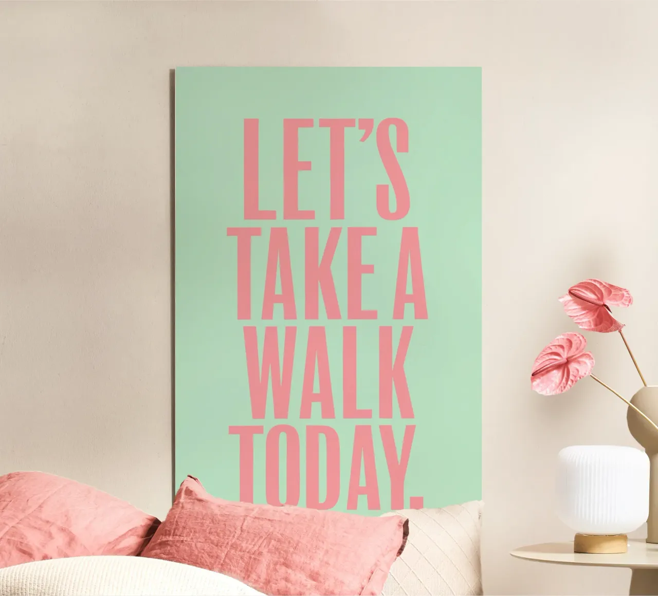 Let`s Take A Walk Today alluminio dibond da treechild