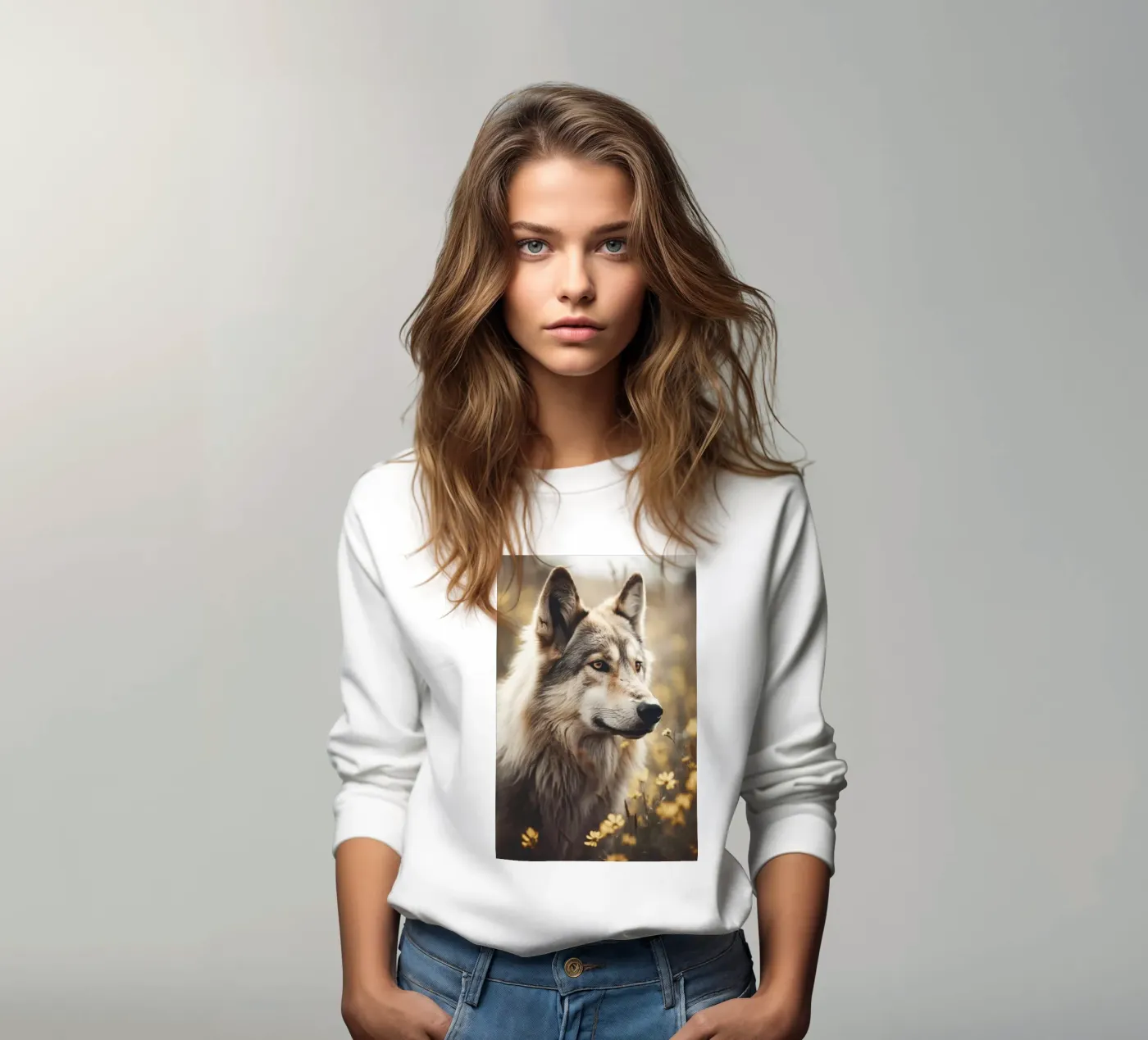 Wolfhound felpa da treechild