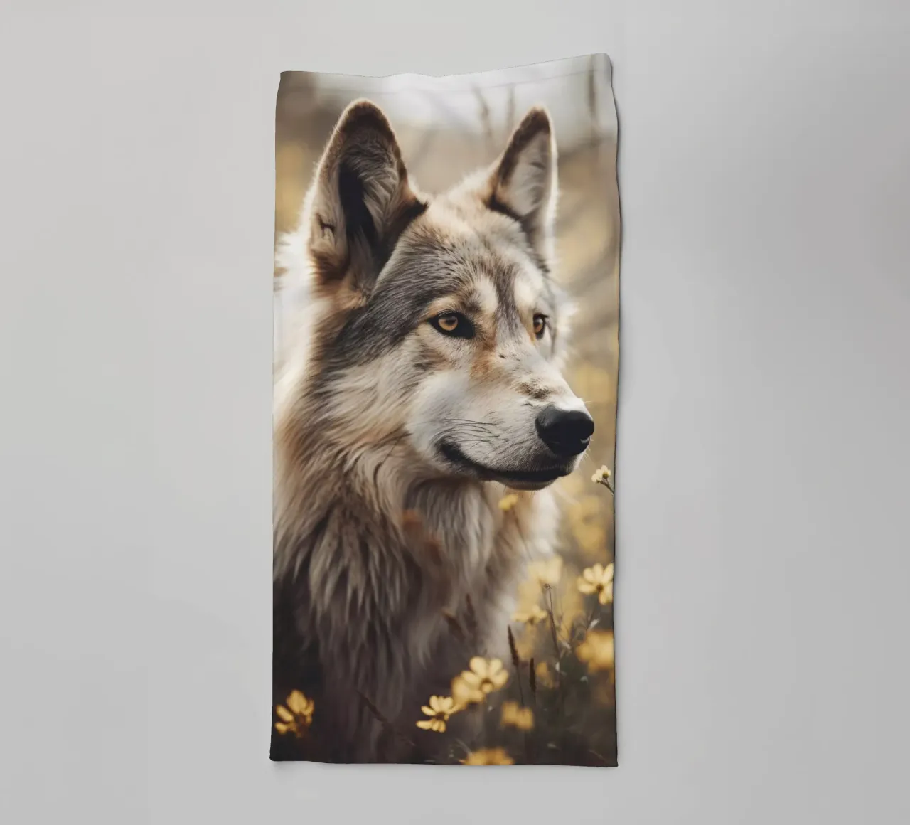 Wolfhound towel by treechild