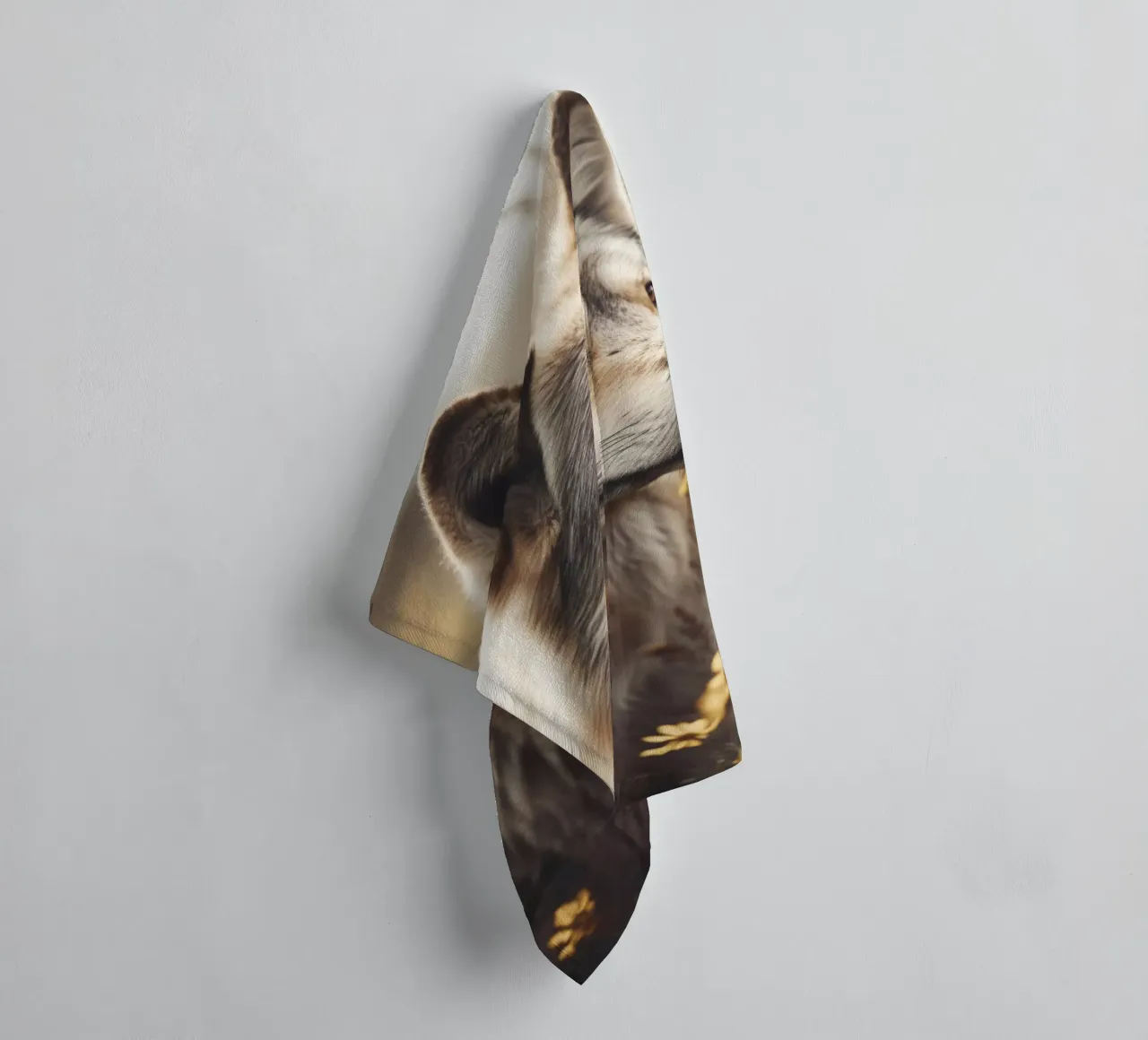 Wolfhound towel by treechild