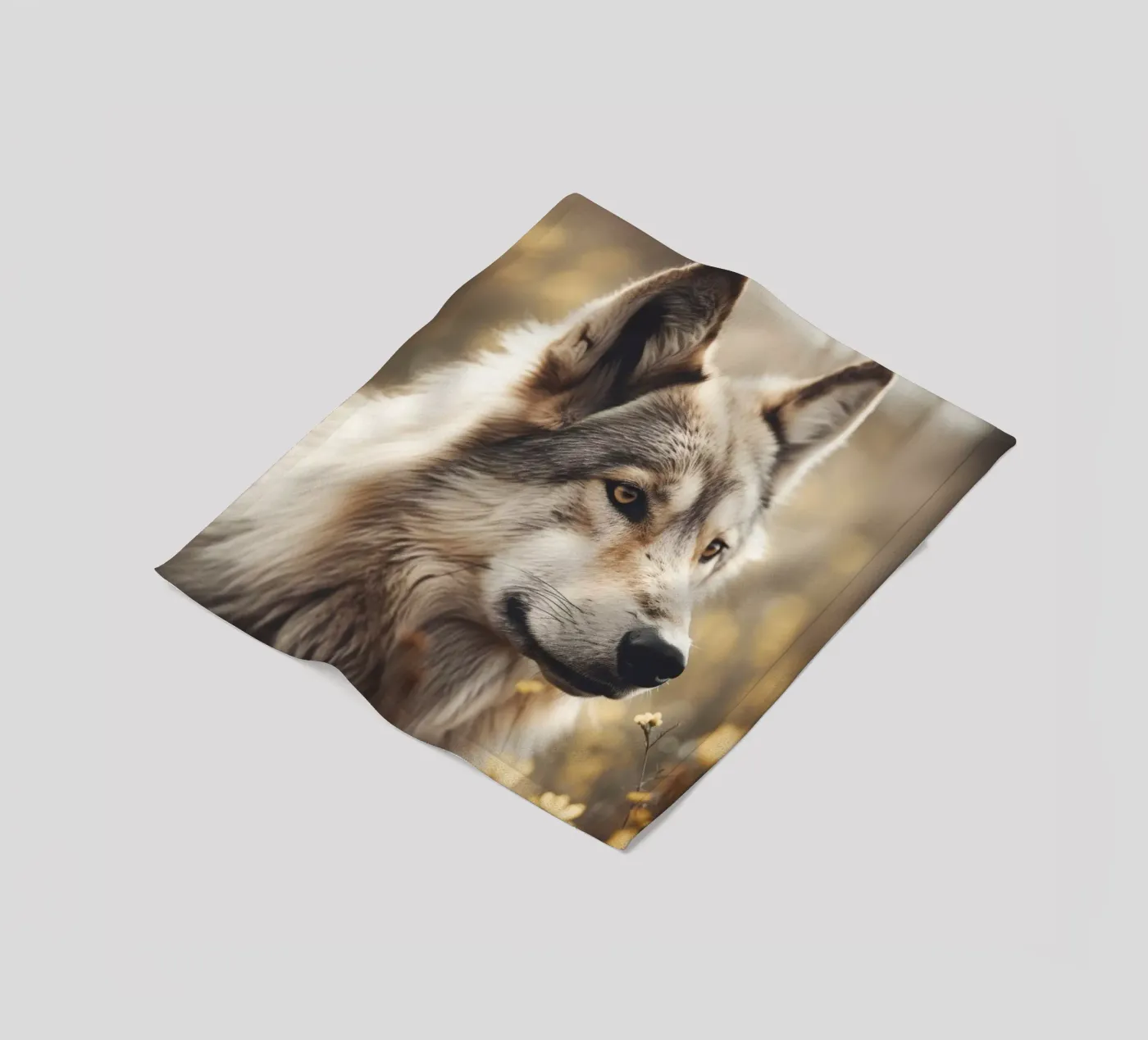 Wolfhound coperta in pile da treechild