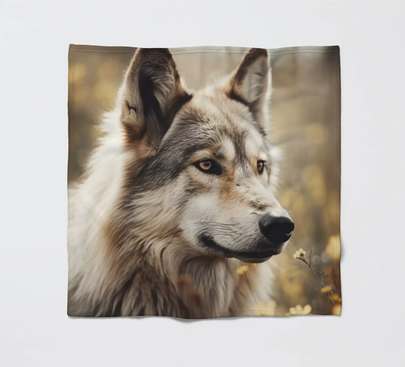Wolfhound coperta in pile da treechild