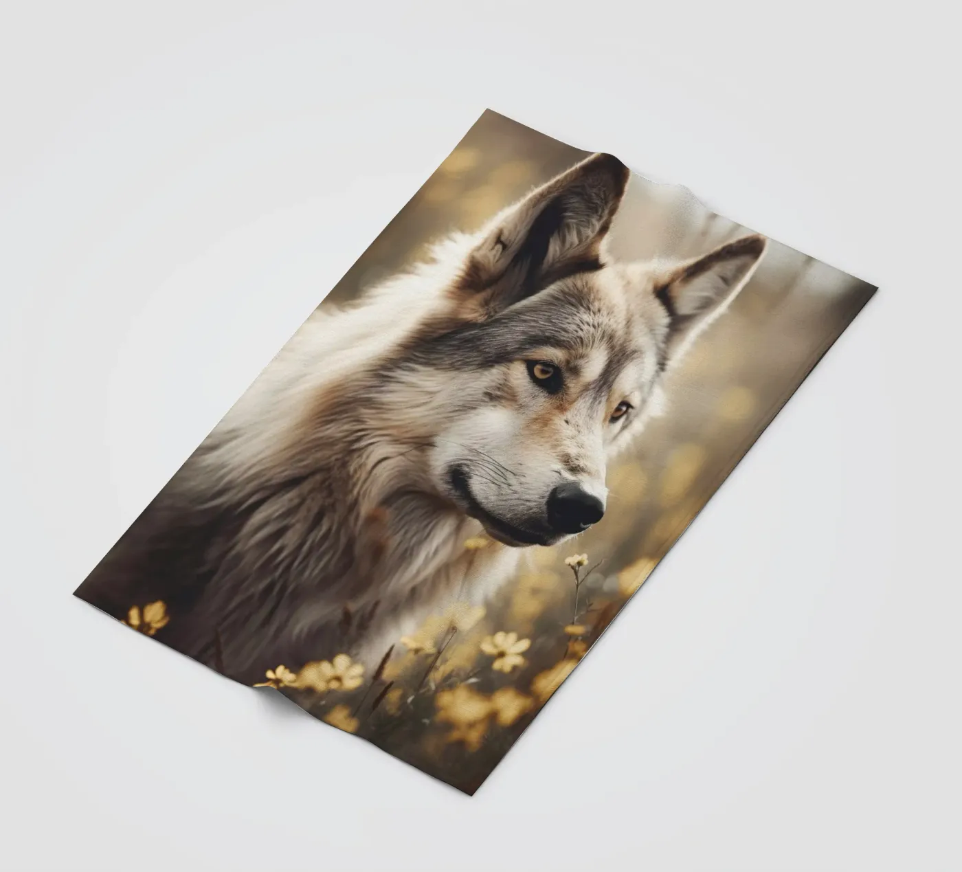 Wolfhound coperta in pile da treechild