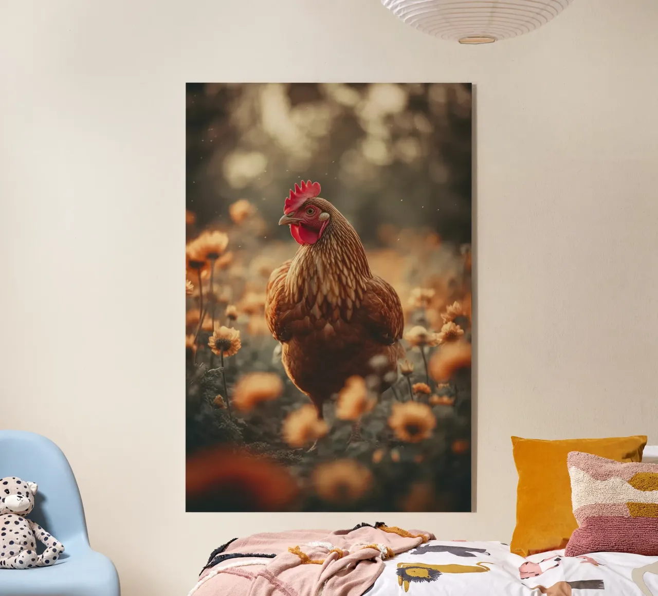 Chicken Portrait plexiglass da treechild