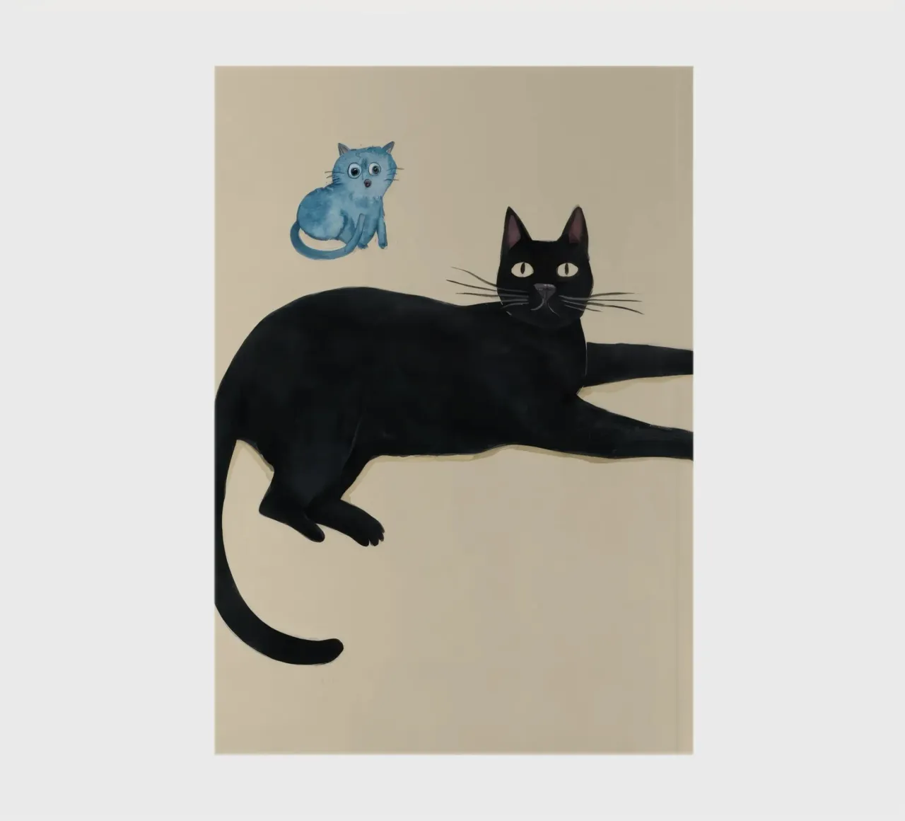 Cat and Mouse notebook by Lyra Glaze