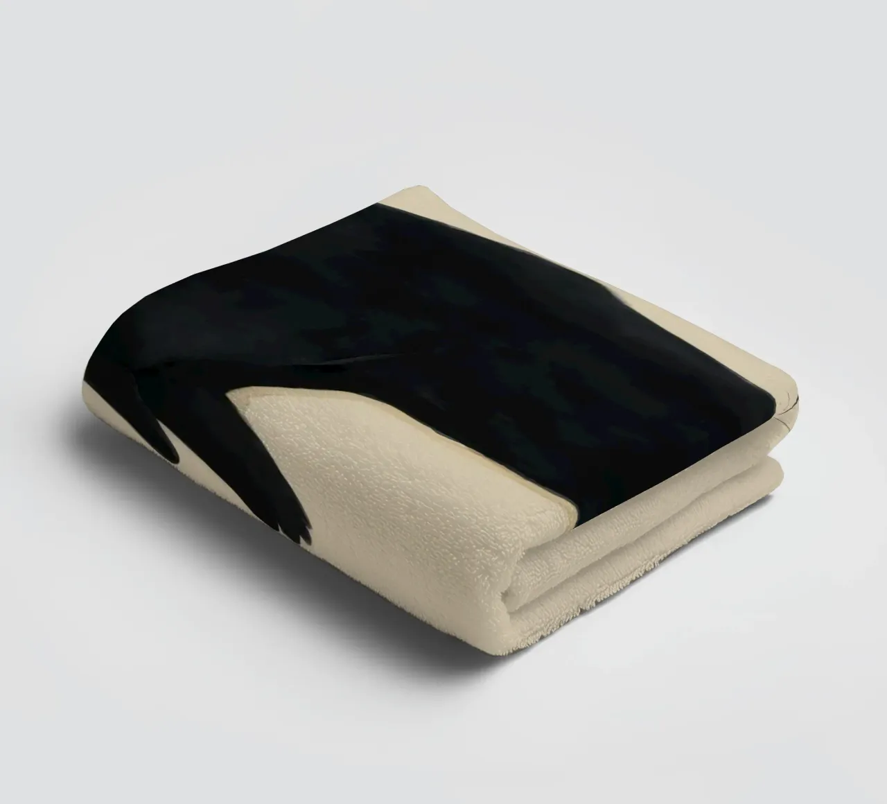 Cat and Mouse towel by Lyra Glaze