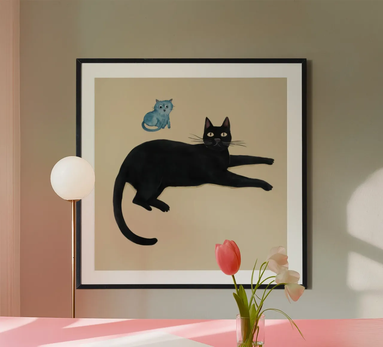 Gatto e topo poster da Lyra Glaze
